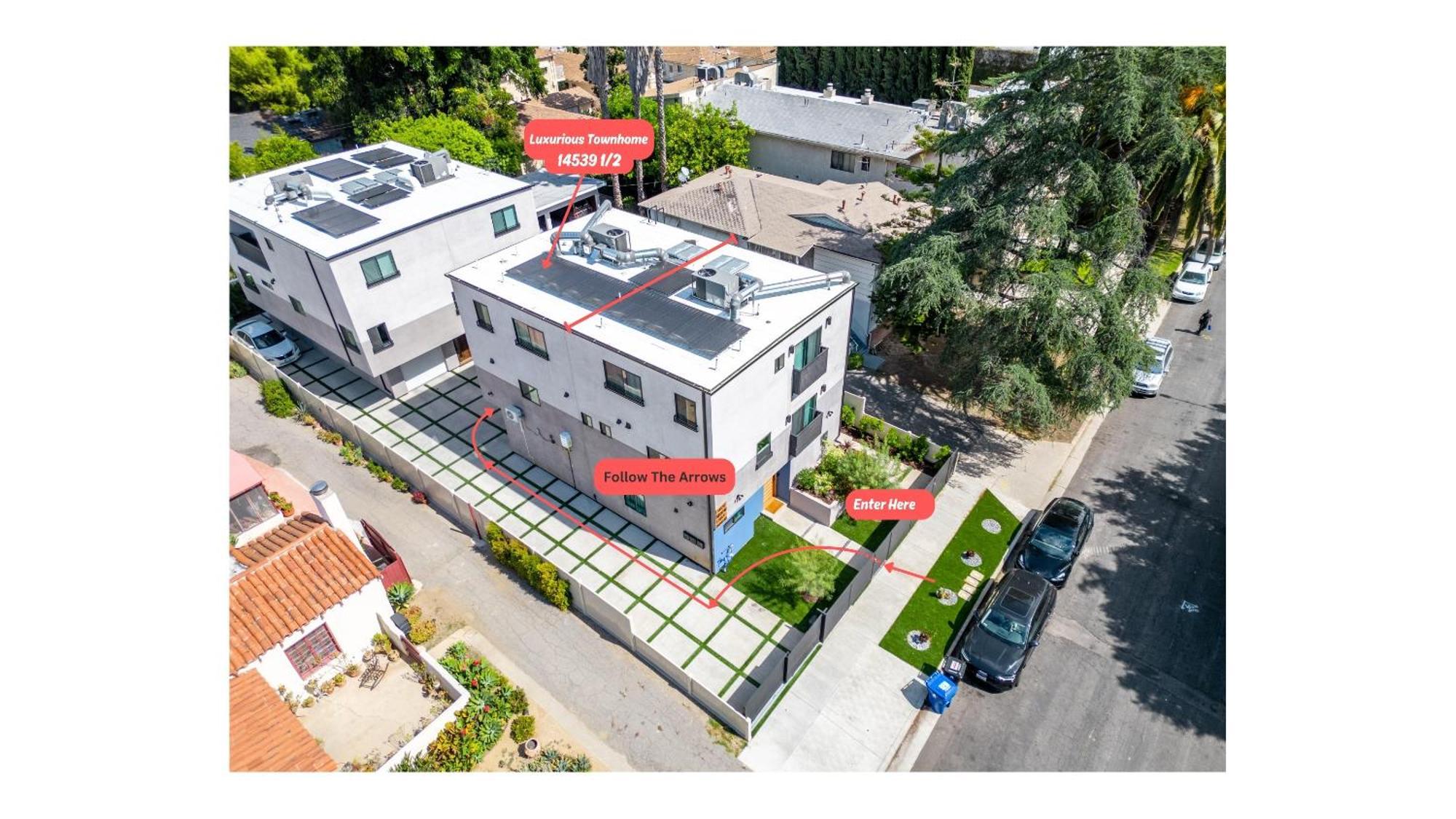 Luxurious Townhome W/3 Master Suites Gated Parking 로스앤젤레스 외부 사진